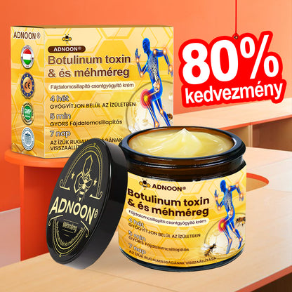 ⭐ADNOON® Botulinum Toxin & Méhméreg Fájdalomcsillapító Csontgyógyító Krém👨‍⚕️
