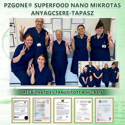 ⭐🎁 𝐏𝐙𝐆𝐎𝐍𝐄® Szuperélelmiszer Nano mikrotűs tapasz | 🇭🇺 A Magyarország és az EU egészségügyi előírásaival összhangban · 👩‍⚕️ Orvosi szakemberek ajánlásával