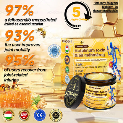 ⭐ADNOON® Botulinum Toxin & Méhméreg Fájdalomcsillapító Csontgyógyító Krém👨‍⚕️